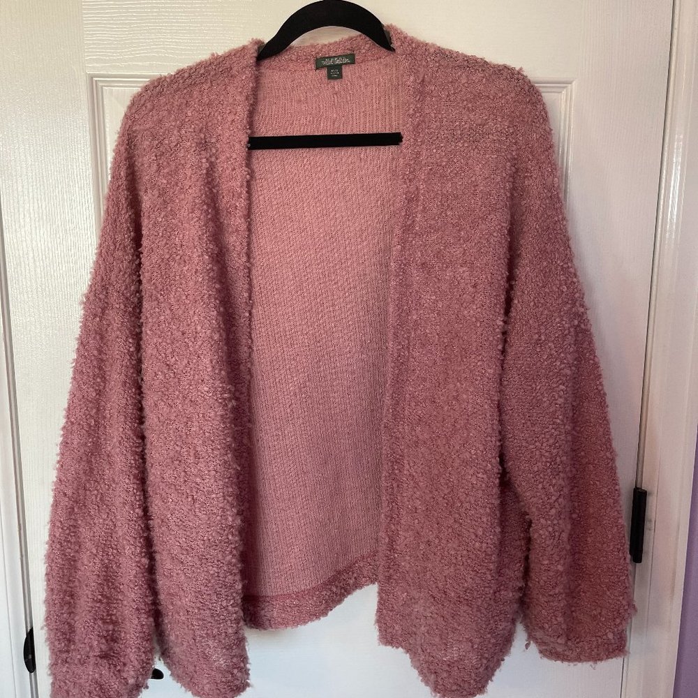 Fuzzy cardigan